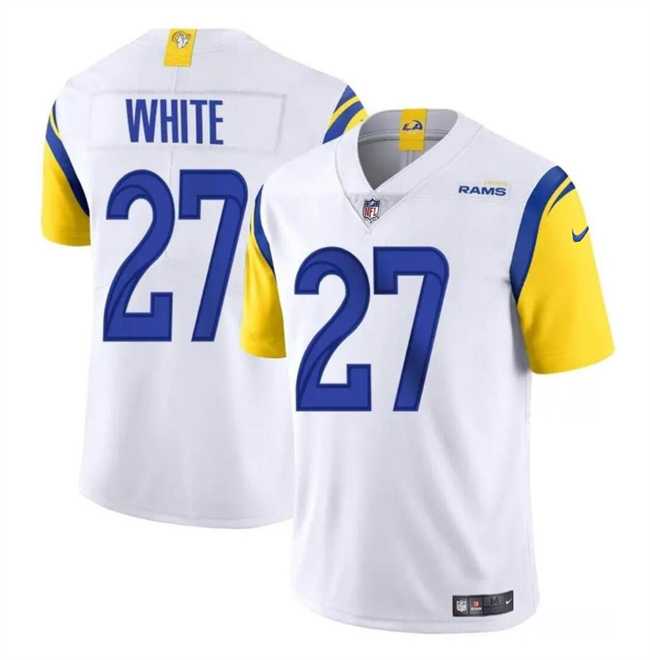 Men & Women & Youth Los Angeles Rams #27 Tre'Davious White White Vapor Untouchable Football Stitched Jersey