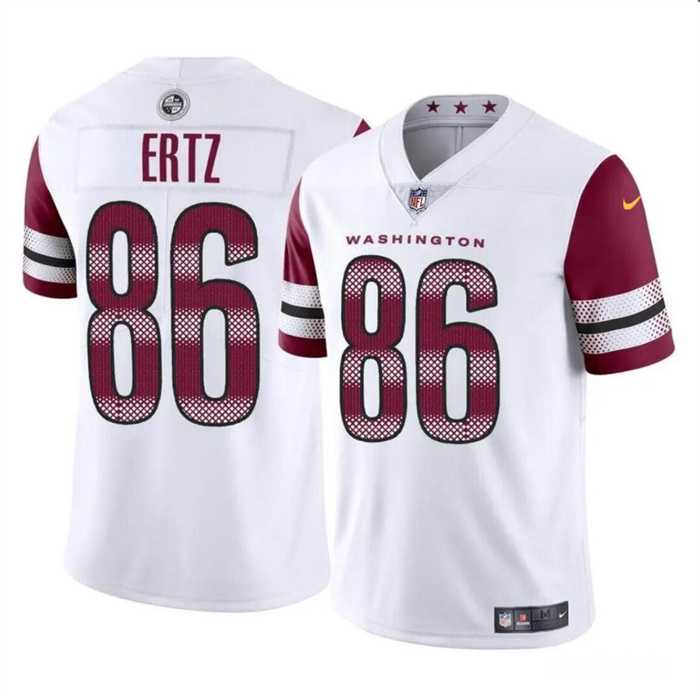 Men & Women & Youth Washington Commanders #86 Zach Ertz White Vapor Limited Football Stitched Jersey