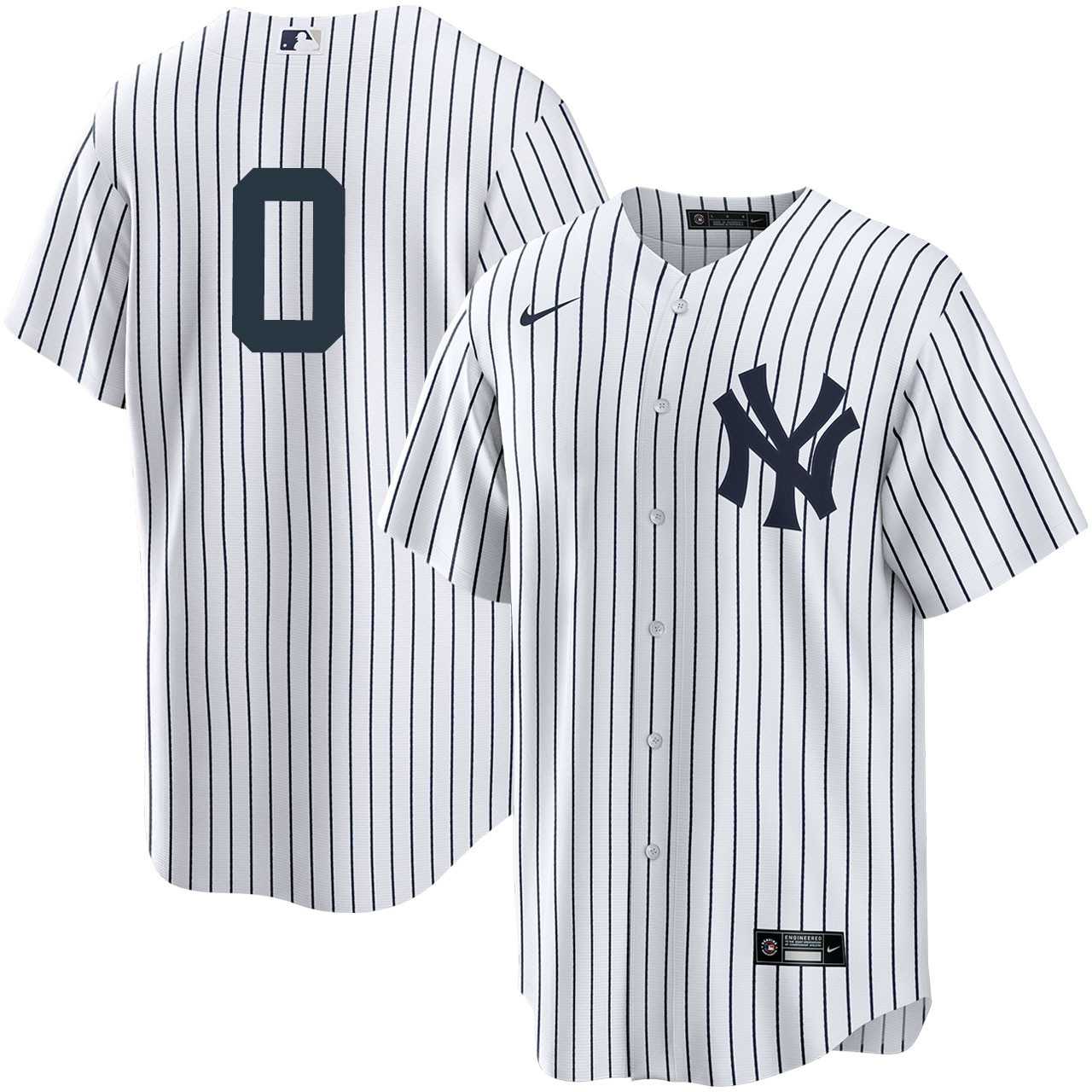 Men's New York Yankees #0 Marcus Stroman No Name White Cool Base Stitched Jersey Dzhi