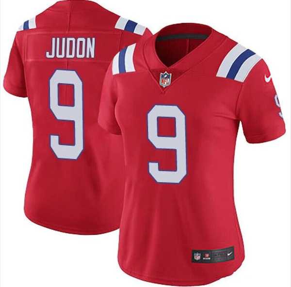 Women's New England Patriots #9 Matt Judon Red Red Vapor Untouchable Limited Stitched Jersey Dzhi